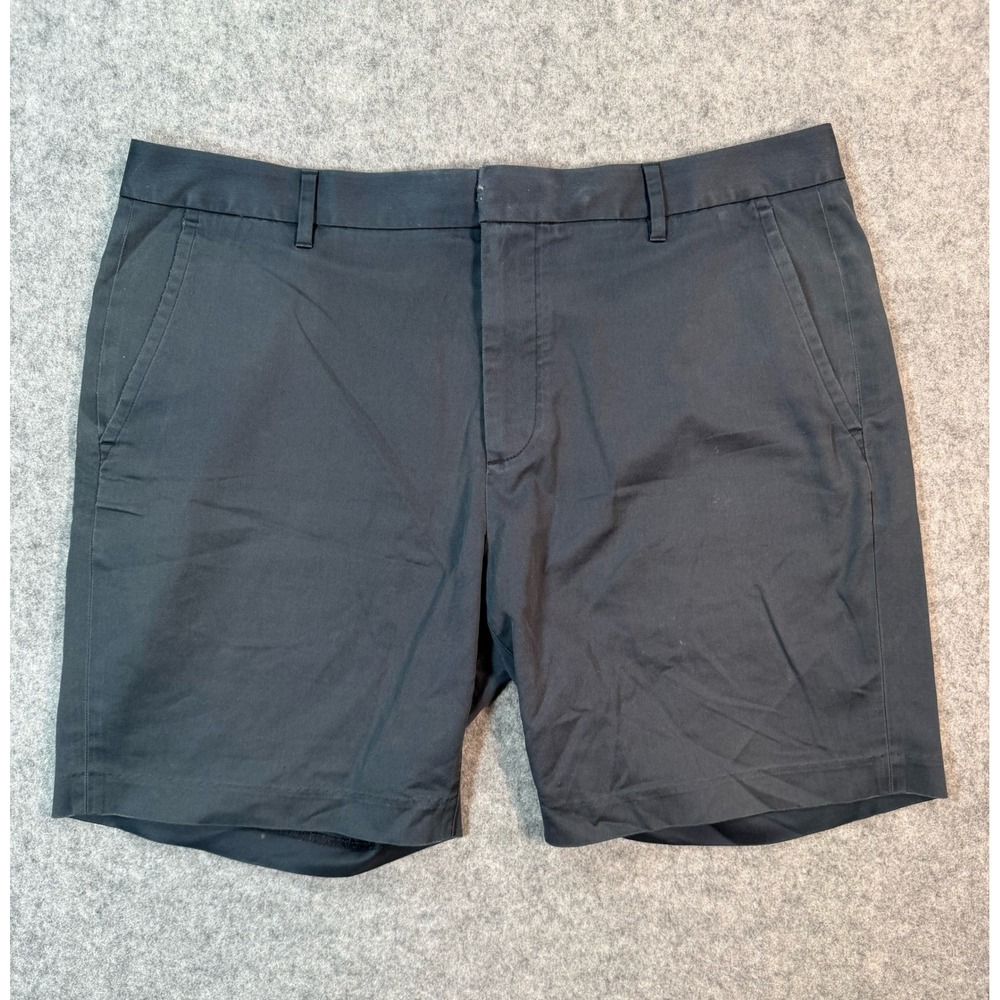 Bonobos‎ Mens Chino Shorts Navy Blue 7 Inch Inseam Size 35 Cotton Twill